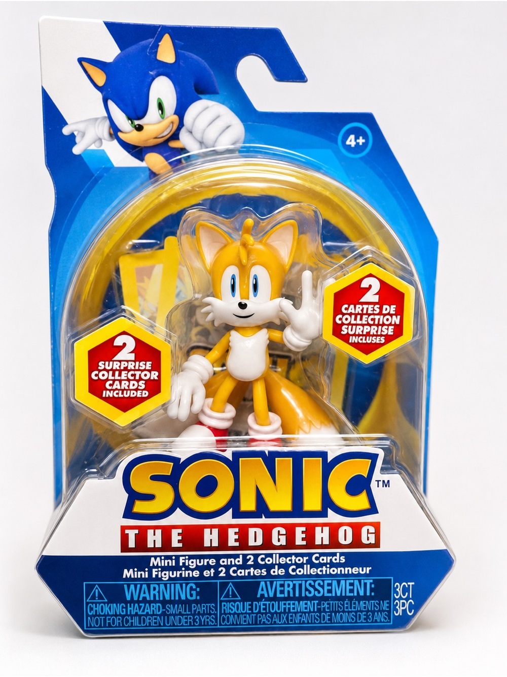 Sonic the Hedgehog Tales Mini Figure + 2 Surprise Collector Cards SEGA  Toy
